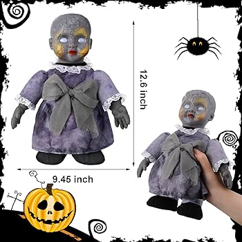 Amazon | Seeneling ハロウィン 怖い人形 音が出る ウォーキング